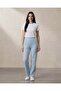 Women Blue Elasticated Hem Jog Pants - 3