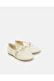 Girls Beige Mesh Ballerinas - 2