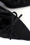 Women's Bow-Tie Lace Evening Dress Heels - 2