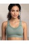 Women Sage Green High Support Sports Bra - 4