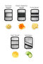 Mien 11-Piece Professional Grater Mixing and Salad Spinner Storage Container Full Prep Set - 6