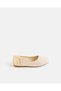 Senior Girls Gold Embellished Ballerinas