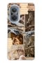 Huawei Nova 9 Se Compatible Renaissance Sculpture Collage Patterned Transparent Phone Case