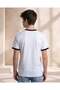 Senior Boys White Stretch Ringer T-Shirt - 3