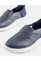 Senior Boys Navy Slip On Shoes - 3