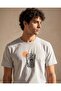 Men Grey Printed T-Shirt - 5
