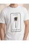 Men White Printed T-Shirt - 5
