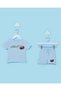Infant Boys Sky Blue & Navy Car Printed 4-Pack Short Pyjama Set
