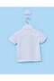 Infant Boys White Palm Embroidered Shirt - 4