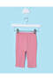 Baby Pale Pink Printed T-Shirt & Pyjama 2-Piece Nightwear Set - 3