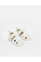 Baby White Velcro Pram Shoes - 2