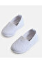 Infant Girls White Embroidery Sneakers - 3