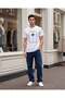 Men White Printed T-Shirt