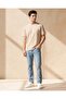 Men Beige Basic Solid T-Shirt - 2