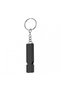 Fluier metalic dual, negru - 2