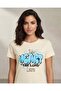 Women Beige Printed T-Shirt - 6
