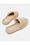 Women Taupe Textured Classic Mule Slipper - 4