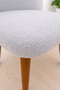 Kitchen Chair Cover-Large Oval Lycra Sand Pattern Washable Elastic Chair Cover Chair Cover - 4