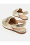 Infant Girls Gold Bow Mule Slides - 4