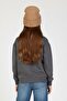 Girl's embroidered sweatshirt with detailing dmb-9897 - 2