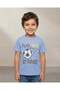 Boys Blue Printed T-Shirt