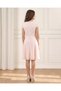 Senior Girls Peach Ruffled Skirt Dress - 4