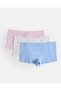 Women Assorted Textured Boyshort Briefs – 3 Pack - 4