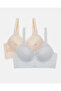 Women Pale Pink Padded Bra – 2 Pack - 2
