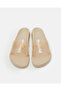 Women Beige Vinyl Slides - 2