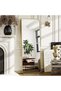 ® Decorative Gold Floor Mirror, Vertical, Rectangular, Rounded Corners, 150x40 cm - 4