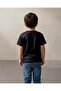 Boys Black Seearsucker T-Shirt - 2