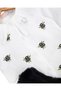 Girl's Vest, Shell Detailed Shirt, Linen Trousers 3-Piece Set / Size Options for 0-6 Years Old - 4