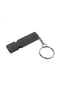 Fluier metalic dual, negru - 8