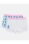Senior Girls White Stitch Allover Print Brief Pack of 2