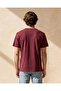 Men Burgundy Printed T-Shirt - 4