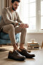 Genuine Leather Men's Casual Shoes - Orthopedic Supported Lace-Up Design - 2