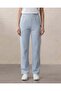 Women Blue Elasticated Hem Jog Pants