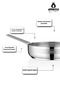 Galen 5 Piece Induction Base Steel Pot and Pan Milk Jug Set - 4