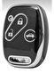 Luxury Honda Civic Fd6 Cr-V Accord 3 Button Nano Key Case Cover Black-Silver - 4