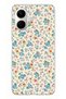 حافظة سيليكون متوافقة مع هاتف Tecno Spark Go 2 مطبوع عليها الدب ويني بوه والزهور
