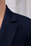 Women's Navy Blue Blazer Jacket with Pocket Details - 8