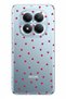 Redmi Note 15 Pro 4g Compatible Red Hearts Design Printed Silicone Case