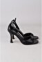 Seç 233 Single Strap Heel Shoes (Heel Height: 9.5 cm) Black - 3