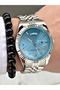 Premium Design Grande Luxury Series Metal Cord Double Calendar Men's Wristwatch-Wristband Gift
