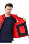 Safesawa Dark Softshell Outdoor Vest Red 9121 - 5