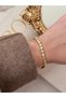 Special Series Mini Clover Steel Bracelet Gold – Elegant Women's Bracelet with Clover Detail - 6