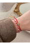 Marteniçka Double Cat Figured Bracelet Red Adjustable Lucky Bracelet Set - 3