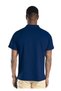 Safesawa Elegans Combed Cotton Polo Pike T-Shirt Navy Blue 8103 - 4