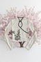 Japanese Style Mandarin Collar Dragon Desing Long Sleeve Blouse