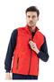 Safesawa Dark Softshell Outdoor Vest Red 9121 - 2
